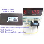 PZEM-005 Battery Tester LCD Capacity Current Voltage Meter